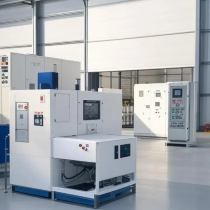 Przemysłowa hala produkcyjna przedstawiająca zrealizowane projekty modernizacyjne